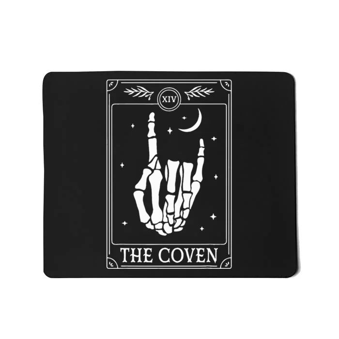 The Coven Bride Skeleton Hand Gothic Wedding Bachelorette Mousepad