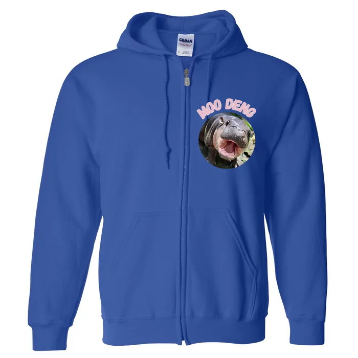 The Cute Baby Hippo Full Zip Hoodie