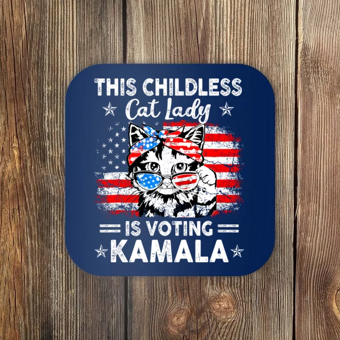 This Childless Cat Lady Is Voting Kamala Coaster