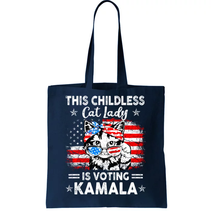 This Childless Cat Lady Is Voting Kamala Tote Bag