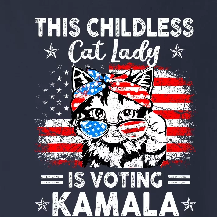 This Childless Cat Lady Is Voting Kamala Toddler Long Sleeve Shirt