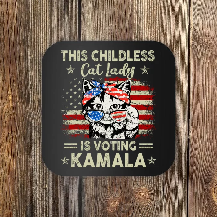 This Childless Cat Lady Is Voting Kamala Coaster