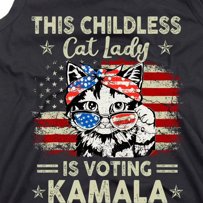 This Childless Cat Lady Is Voting Kamala Tank Top