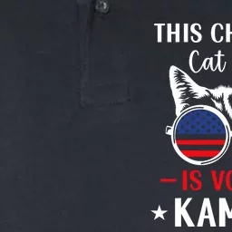 This Childless Cat Lady Is Voting Kamala Softstyle Adult Sport Polo