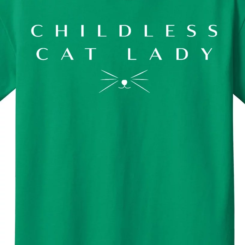 This Childless Cat Lady Ladies Is Voting Kamala Kids T-Shirt