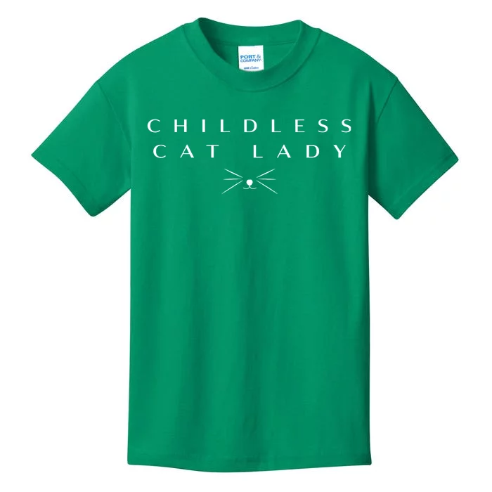 This Childless Cat Lady Ladies Is Voting Kamala Kids T-Shirt