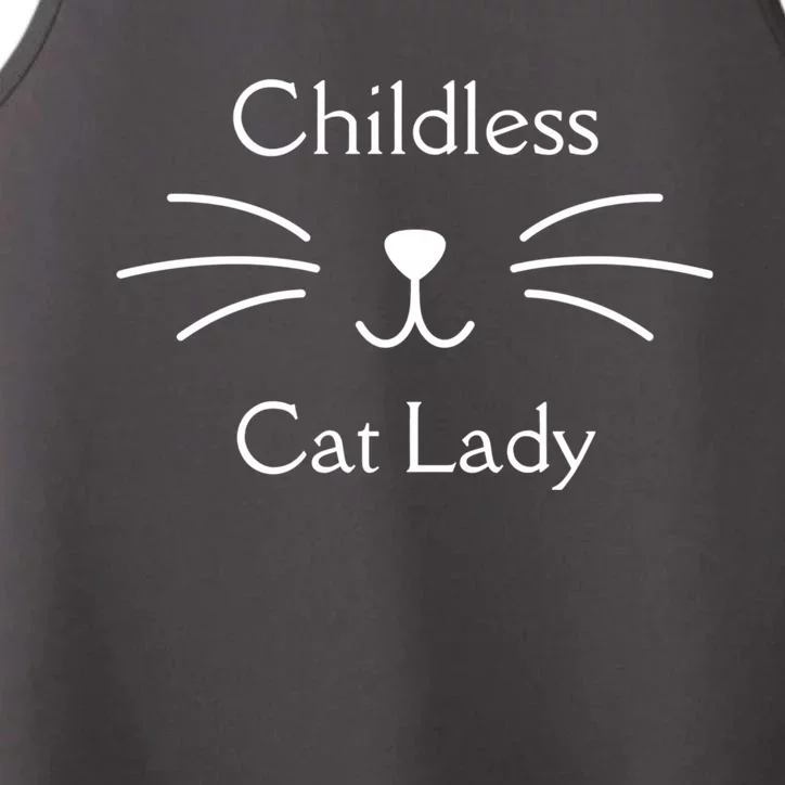 This Childless Cat Lady Ladies Is Voting Kamala Performance Tank