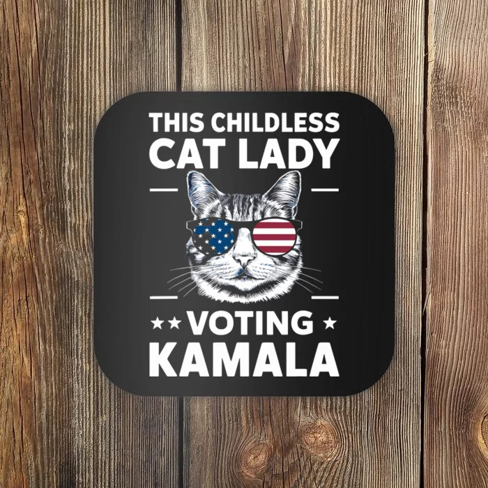 This Childless Cat Lady Is Voting Kamala Coaster