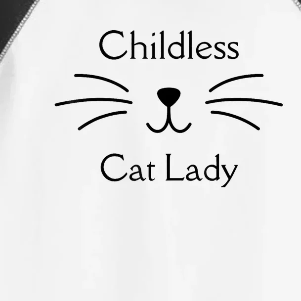 This Childless Cat Lady Ladies Is Voting Kamala Toddler Fine Jersey T-Shirt