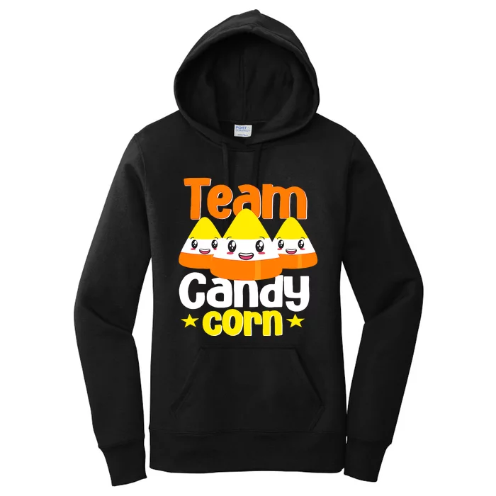 Team Candy Corn Halloween Costume Funny Women's Pullover Hoodie