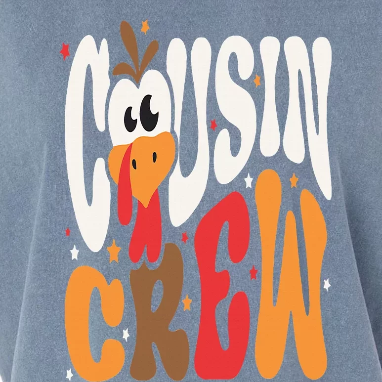 Thanksgiving Cousin Crew Turkey Team Squad Matching Garment-Dyed Women's Muscle Tee