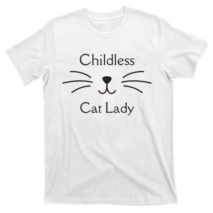 This Childless Cat Lady Ladies Is Voting Kamala T-Shirt