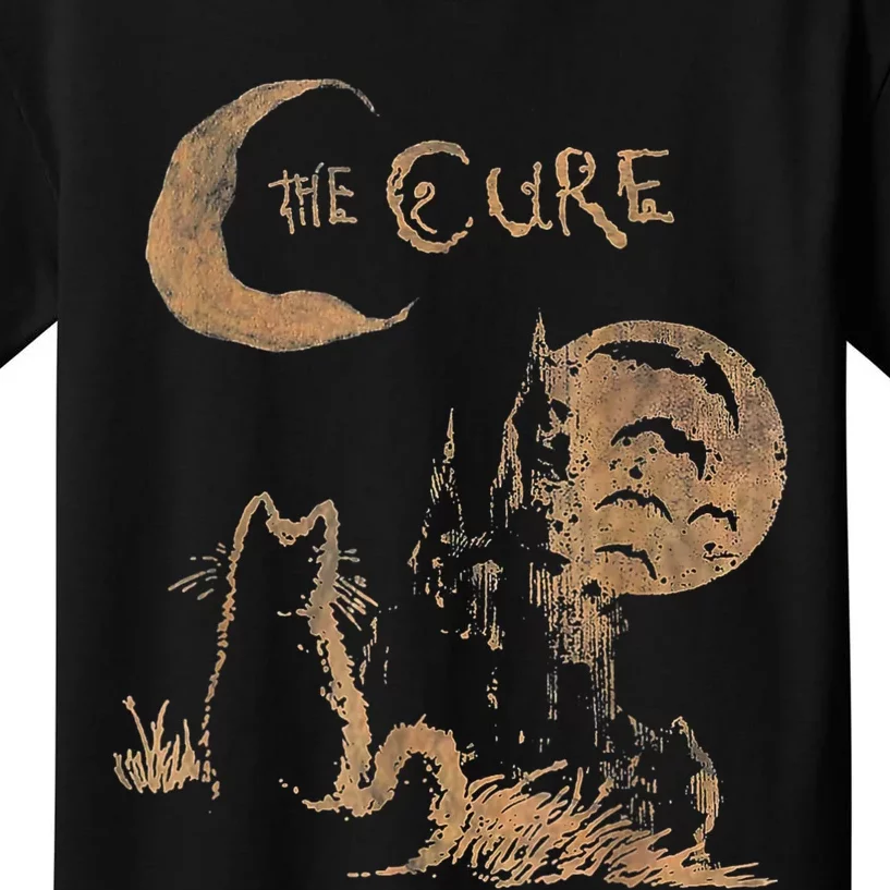 The Cure Cat Moon Kids T-Shirt