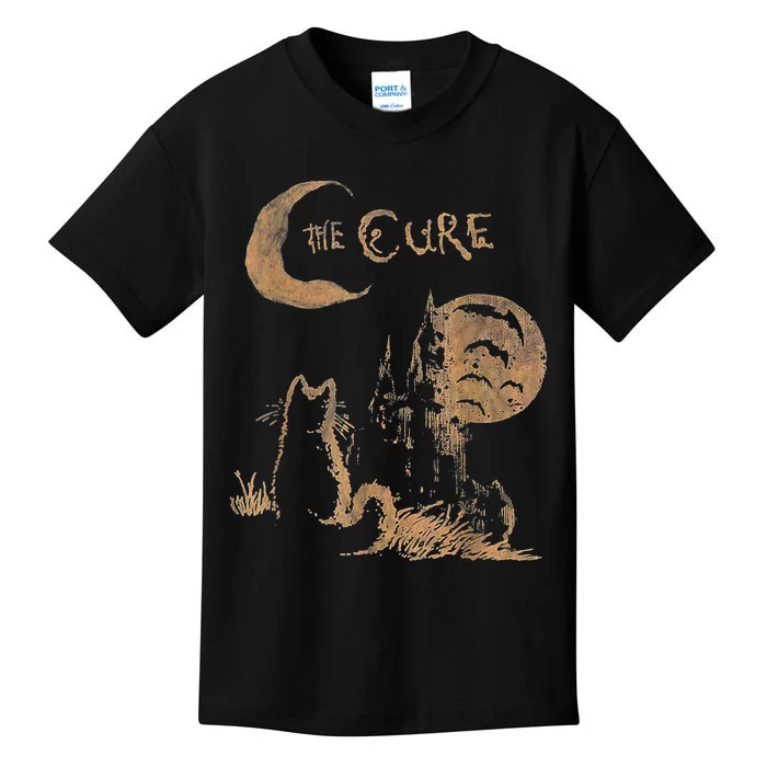 The Cure Cat Moon Kids T-Shirt