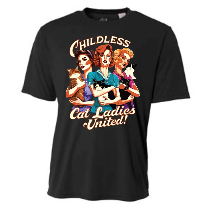 This Childless Cat Lady Is Voting Kamala Cooling Performance Crew T-Shirt