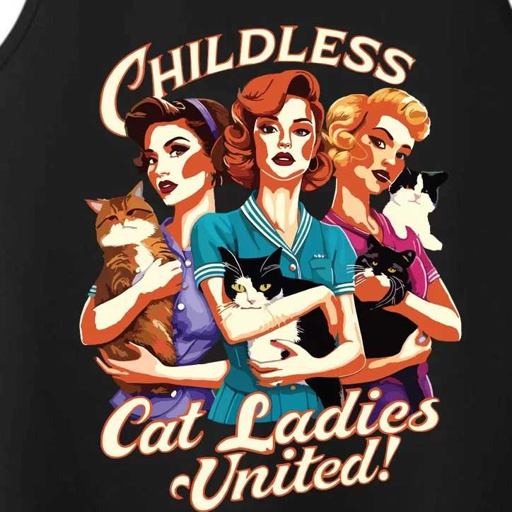 This Childless Cat Lady Is Voting Kamala Performance Tank