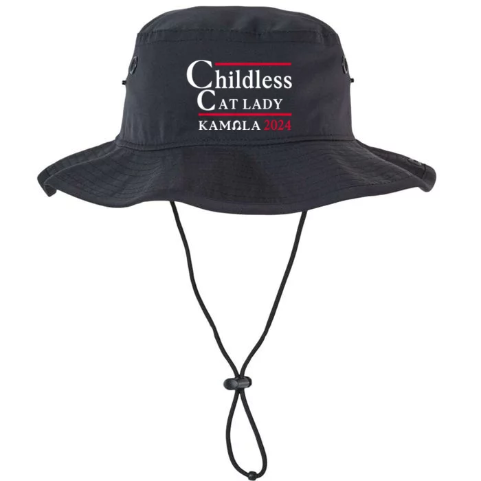 This Childless Cat Lady Is Voting Kamala Election 2024 Legacy Cool Fit Booney Bucket Hat