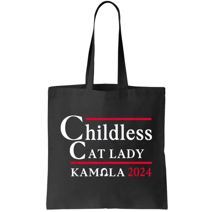 This Childless Cat Lady Is Voting Kamala Election 2024 Tote Bag