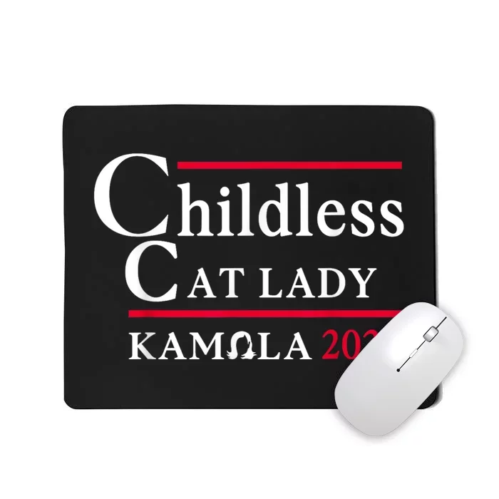 This Childless Cat Lady Is Voting Kamala Election 2024 Mousepad