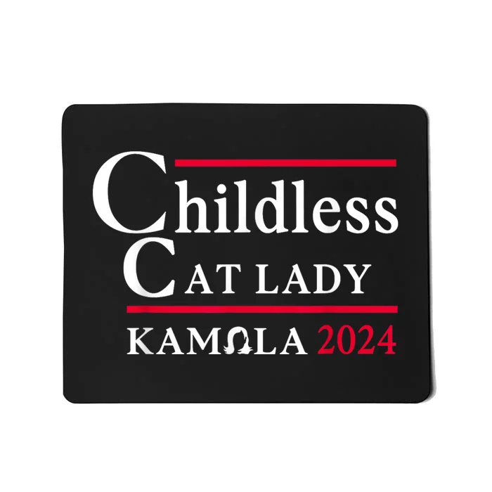 This Childless Cat Lady Is Voting Kamala Election 2024 Mousepad