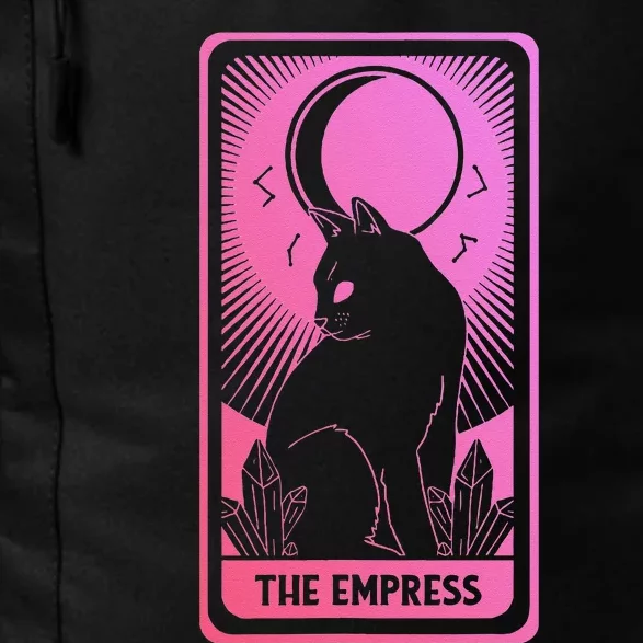 Tarot Card Cat Women Mystical Moon Occult The Empress Daily Commute Backpack