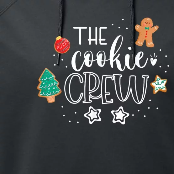 The Cookie Crew Christmas Baking Cookie Lover Performance Fleece Hoodie