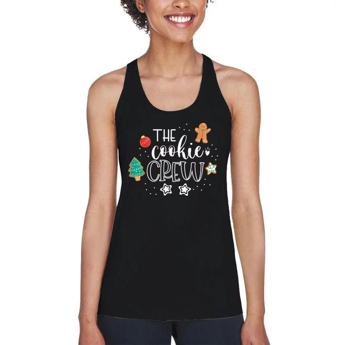 The Cookie Crew Christmas Baking Cookie Lover Women's Racerback Tank