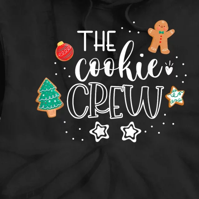 The Cookie Crew Christmas Baking Cookie Lover Tie Dye Hoodie