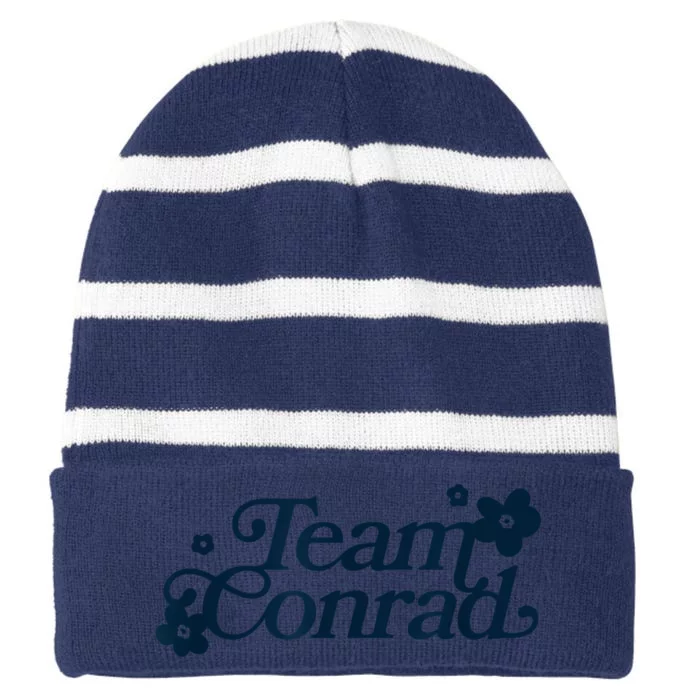 Team Conrad Cousins Beach Striped Beanie with Solid Band