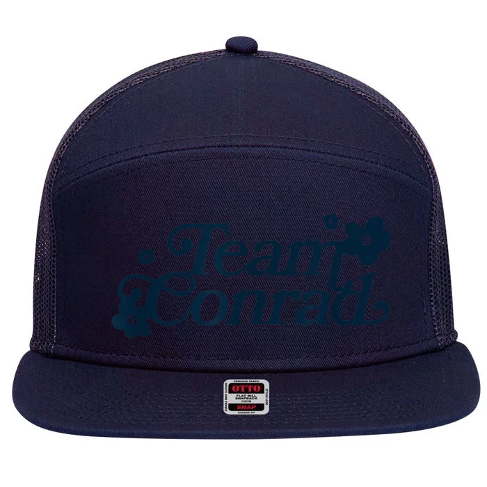 Team Conrad Cousins Beach 7 Panel Mesh Trucker Snapback Hat