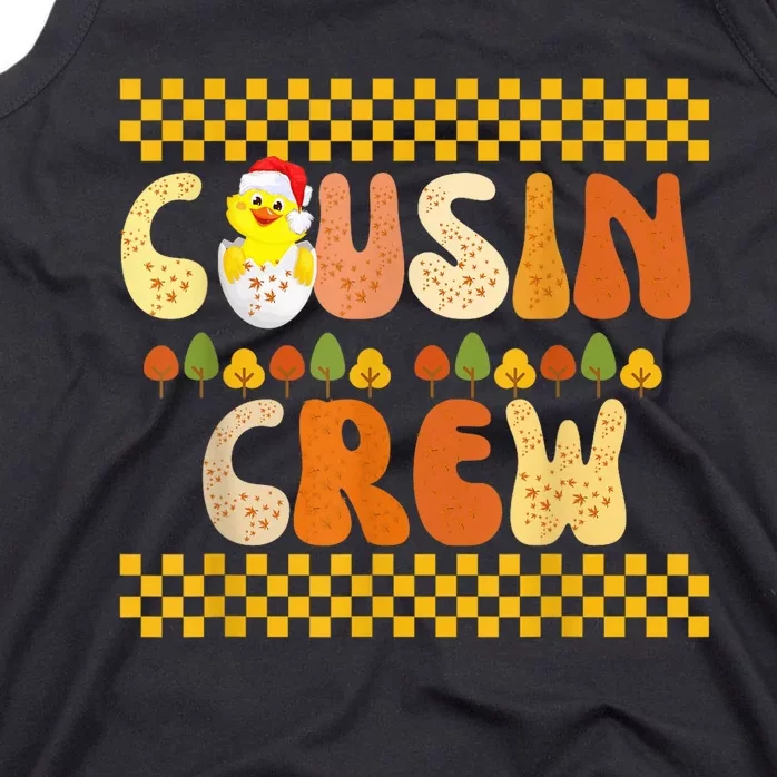 Thanksgiving cousin crew with cool duck for family holiday Tank Top