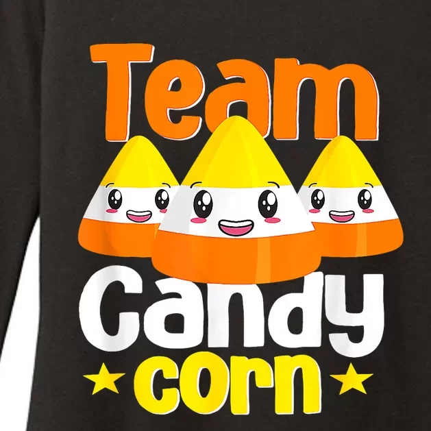 Team Candy Corn Halloween Costume Funny Womens CVC Long Sleeve Shirt