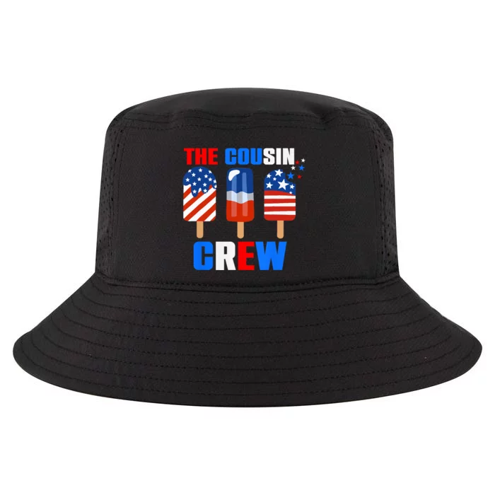 The Cousin Crew 4th Of July Us Flag Popsicle Cool Comfort Performance Bucket Hat