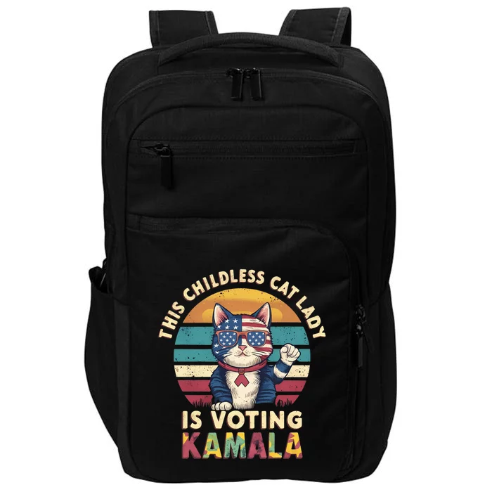 This Childless Cat Lady Is Voting Kamala Impact Tech Backpack