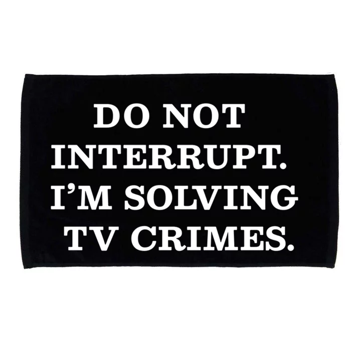 True Crime Cool Gift Microfiber Hand Towel