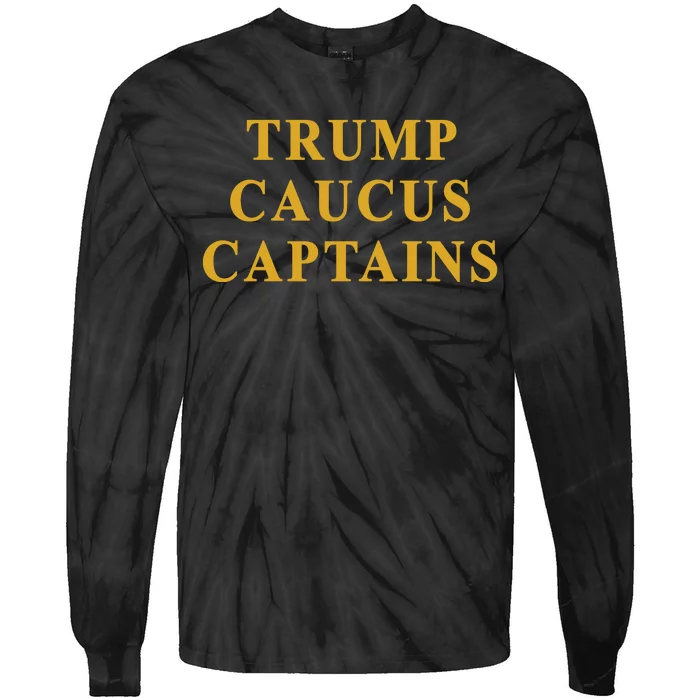 Trump Caucus Captains Tie-Dye Long Sleeve Shirt