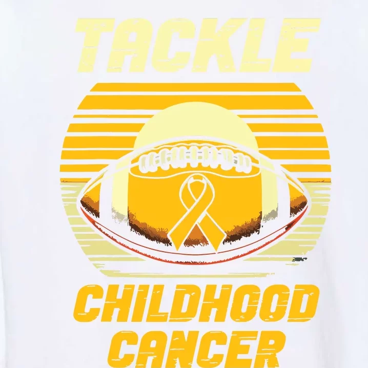 Tackle Childhood Cancer Awareness Garment-Dyed Sweatshirt