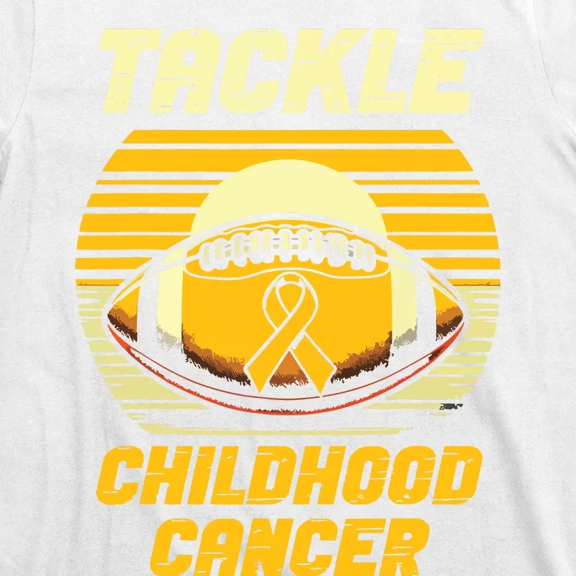 Tackle Childhood Cancer Awareness T-Shirt