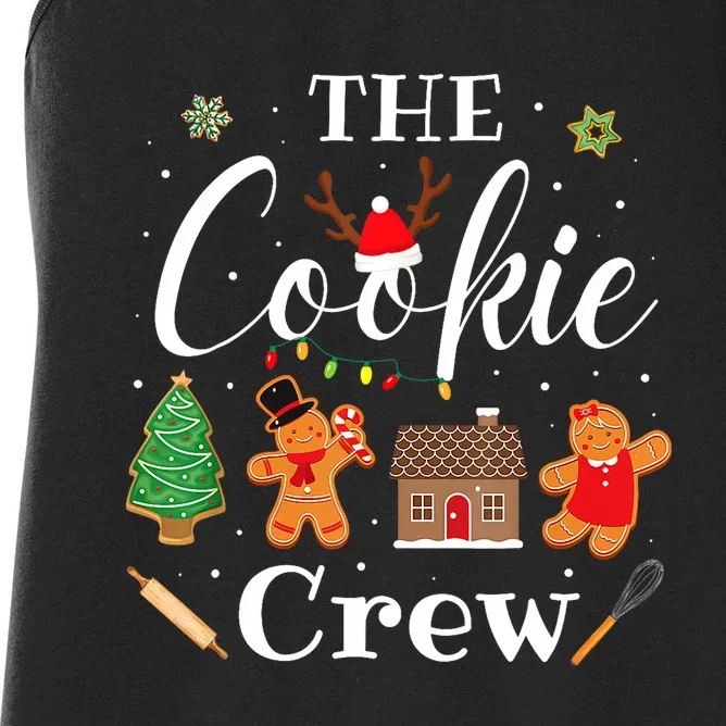 The Cookie Crew Christmas Baking Cookie Lover Women's Racerback Tank