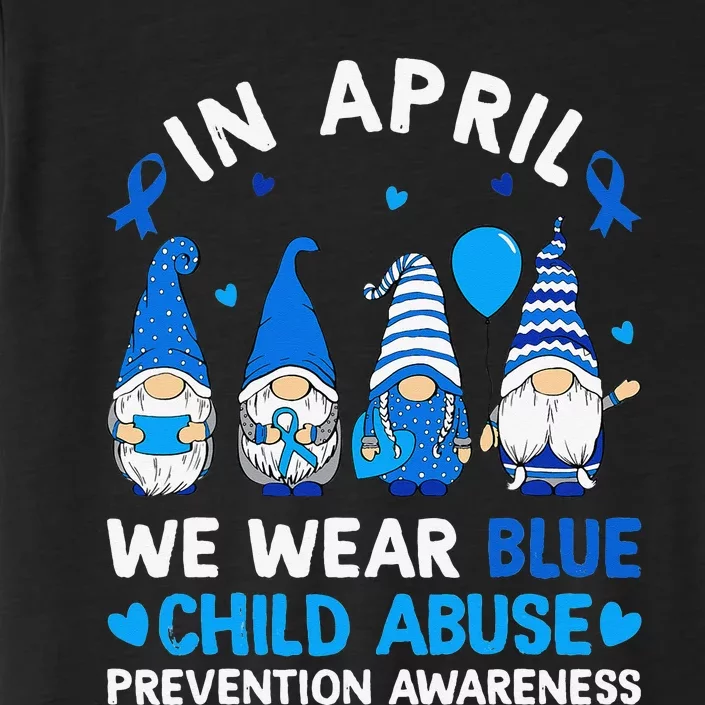 Teachers Cute Child Abuse Prevention Awareness Blue ChromaSoft Performance T-Shirt