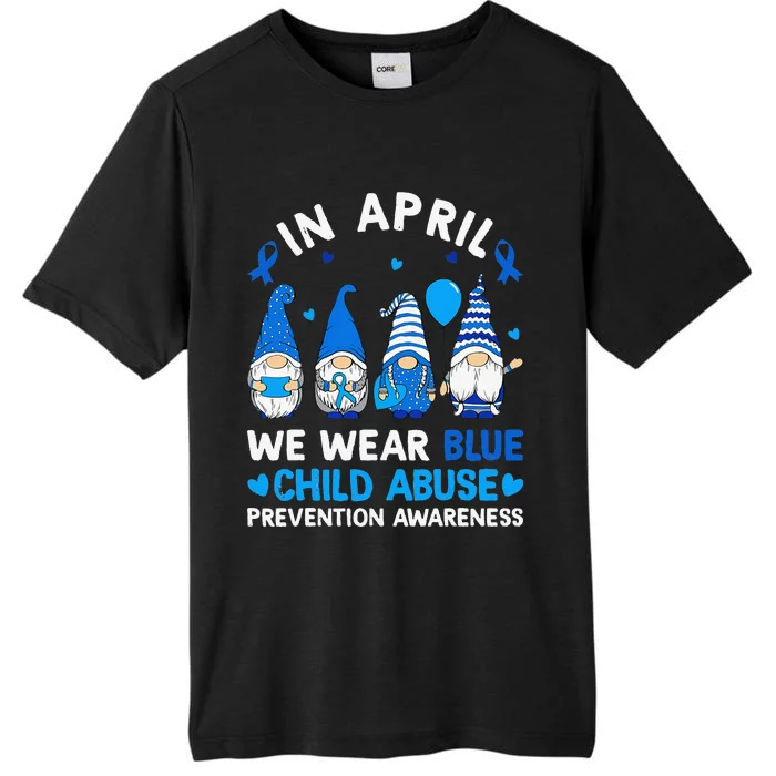 Teachers Cute Child Abuse Prevention Awareness Blue ChromaSoft Performance T-Shirt