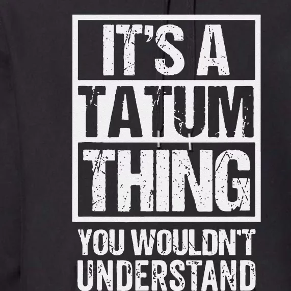 Tatum Coffee Connection Hub One Of A Kind Perspective Premium Hoodie