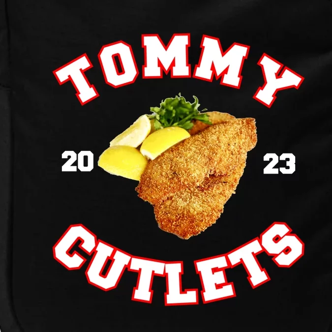 Tommy Cutlets Chicken Cutlets New York Fun Football Fan Impact Tech Backpack