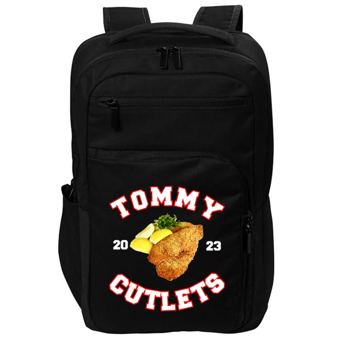 Tommy Cutlets Chicken Cutlets New York Fun Football Fan Impact Tech Backpack