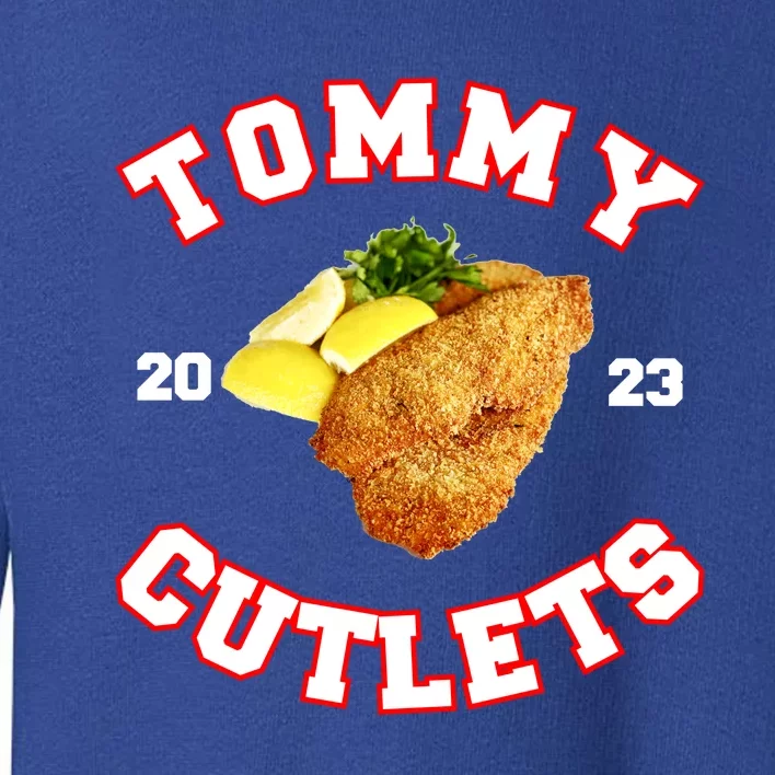 Tommy Cutlets Chicken Cutlets New York Fun Football Fan Toddler Sweatshirt