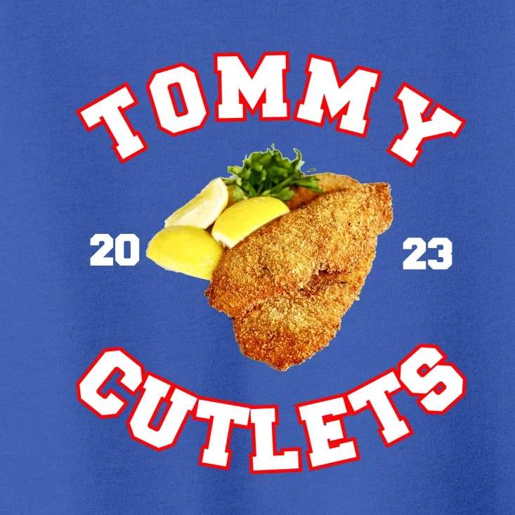 Tommy Cutlets Chicken Cutlets New York Fun Football Fan Toddler T-Shirt