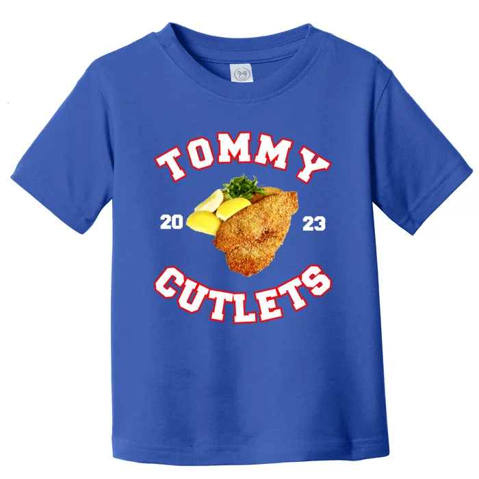 Tommy Cutlets Chicken Cutlets New York Fun Football Fan Toddler T-Shirt