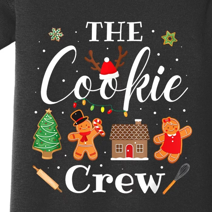 The Cookie Crew Christmas Baking Cookie Lover Baby Bodysuit