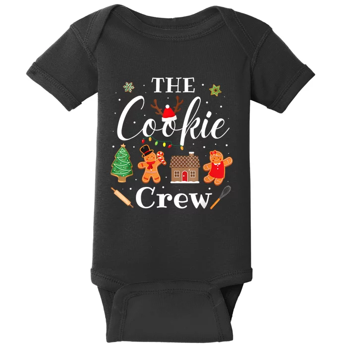 The Cookie Crew Christmas Baking Cookie Lover Baby Bodysuit