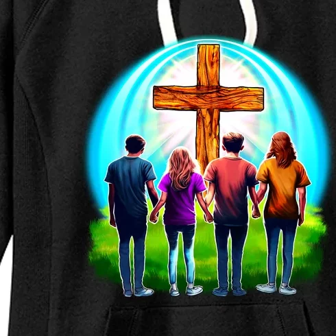 Teens Christian Catholic Retreat Women's Fleece Hoodie